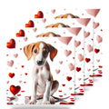Whippet ceramic coasters set of 4