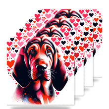 Bloodhound ceramic coasters set of 4