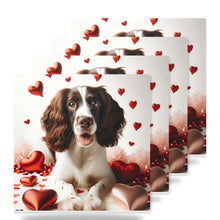 English Springer Spaniel ceramic coasters set of 4