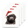 Newfoundland Puppy Drawing ceramic coasters set of 4