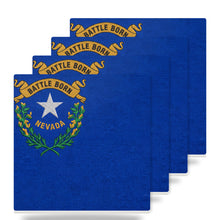 Nevada State Flag ceramic coasters set of 4