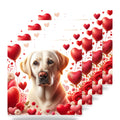 Labrador Retriever ceramic coasters set of 4