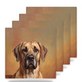 Great Dane Portrait ceramic coasters set of 4