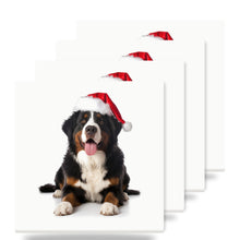Bernese Mountain Dog ceramic coasters set of 4