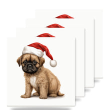 Brussels Griffon Puppy Drawing ceramic coasters set of 4