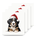 Greater Swiss Mountain Dog Puppy Drawing ceramic coasters set of 4