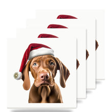 Vizsla Puppy ceramic coasters set of 4