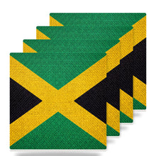 Jamaica Flag Pride ceramic coasters set of 4