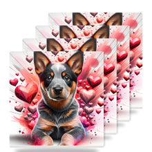 Australian Cattle Dog ceramic coasters set of 4