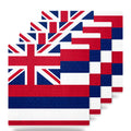 Hawaii State Flag ceramic coasters set of 4