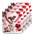 Jack Russell Terrier ceramic coasters set of 4