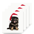 Finnish Lapphund ceramic coasters set of 4