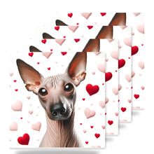 Xoloitzcuintli ceramic coasters set of 4