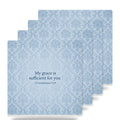 His Grace Is Sufficient ceramic coasters set of 4
