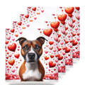 Staffordshire Bull Terrier ceramic coasters set of 4