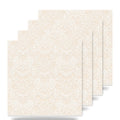 Floral Lace ceramic coasters set of 4