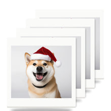 Shiba Inu ceramic coasters set of 4