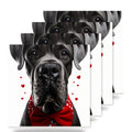 Great Dane ceramic coasters set of 4