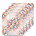 Easter Pastel Eggs ceramic coasters set of 4