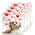 Havanese ceramic coasters set of 4
