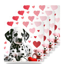 Dalmatian ceramic coasters set of 4