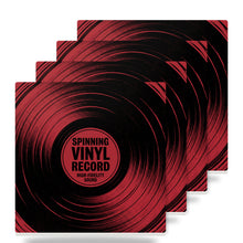 Vinyl Record ceramic coasters set of 4
