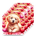 Golden Retriever ceramic coasters set of 4