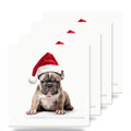 French Bulldog Puppy ceramic coasters set of 4