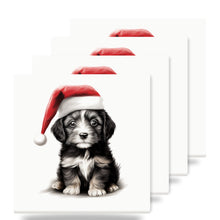 Belgian Laekenois Puppy Drawing ceramic coasters set of 4
