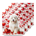 Great Pyrenees ceramic coasters set of 4