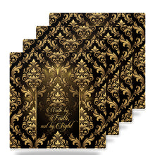 Walk By Faith ceramic coasters set of 4