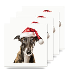 Greyhound ceramic coasters set of 4