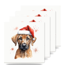 Rhodesian Ridgeback Puppy Drawing ceramic coasters set of 4