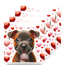 American Staffordshire Terrier ceramic coasters set of 4