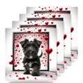 Scottish Terrier ceramic coasters set of 4