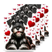 Miniature Schnauzer ceramic coasters set of 4