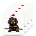 Gordon Setter Puppy ceramic coasters set of 4