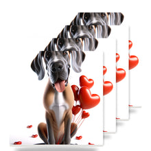Great Dane ceramic coasters set of 4