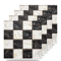 Checkered Racing Flag ceramic coasters set of 4