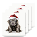 Neapolitan Mastiff Puppy Drawing ceramic coasters set of 4