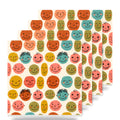 Smiley Face ceramic coasters set of 4
