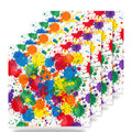 Paint Splatter ceramic coasters set of 4