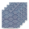 Ukiyo-e Wave Pattern ceramic coasters set of 4