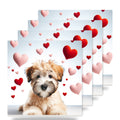 Soft Coated Wheaten Terrier ceramic coasters set of 4