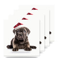 Cane Corso Puppy ceramic coasters set of 4
