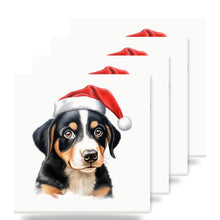 Entlebucher Mountain Dog Puppy Drawing ceramic coasters set of 4