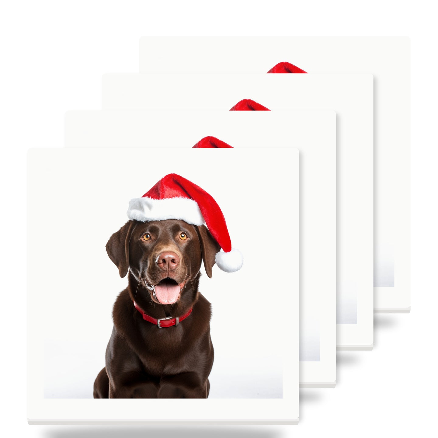 Labrador Retriever ceramic coasters set of 4
