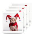 Devon Rex Cat ceramic coasters set of 4