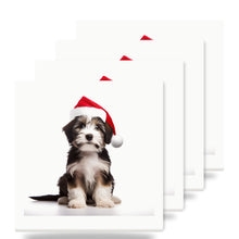 Tibetan Terrier Puppy ceramic coasters set of 4