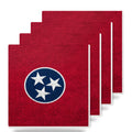 Tennessee State Flag ceramic coasters set of 4